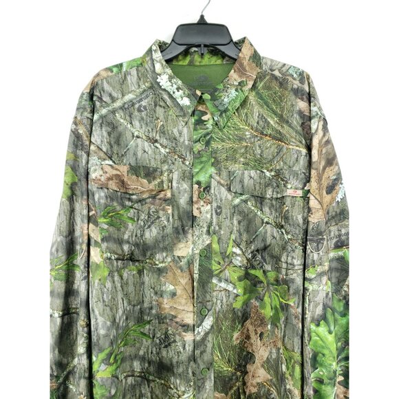 Mossy Oak Vented Hunting Shirt Men's Size 2XL Obsession Camouflage NWTF - Picture 5 of 9